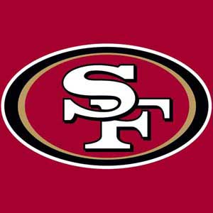 NFL San Francisco 49ers Large Logo Galaxy Buds Plus Skin
